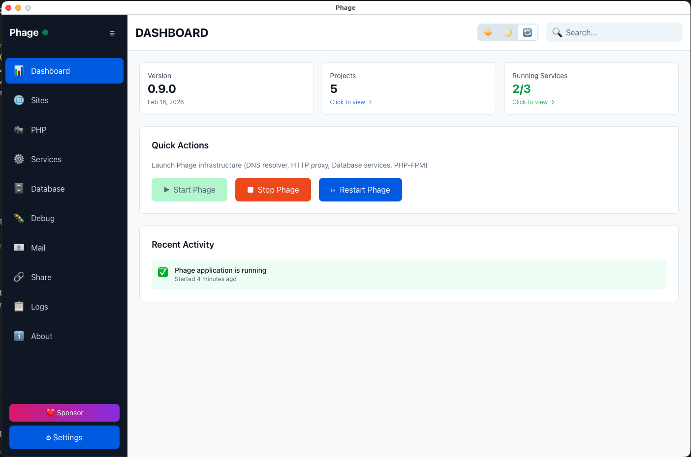 Qu'est ce que Phage ?